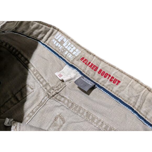 Urban Pipeline Mens Brown Denim Relaxed Bootcut Size 30x29 Pant 5 Pocket - Picture 4 of 6